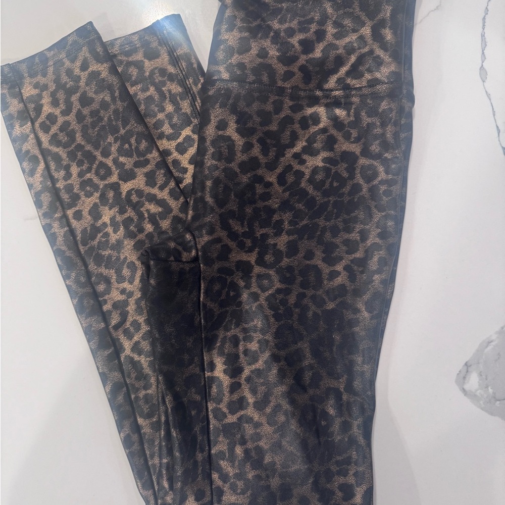 SPANX Leopard Print Leggings